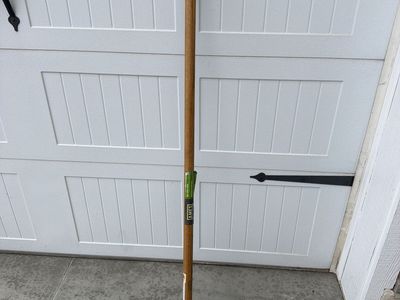Dual wheel lawn edger.