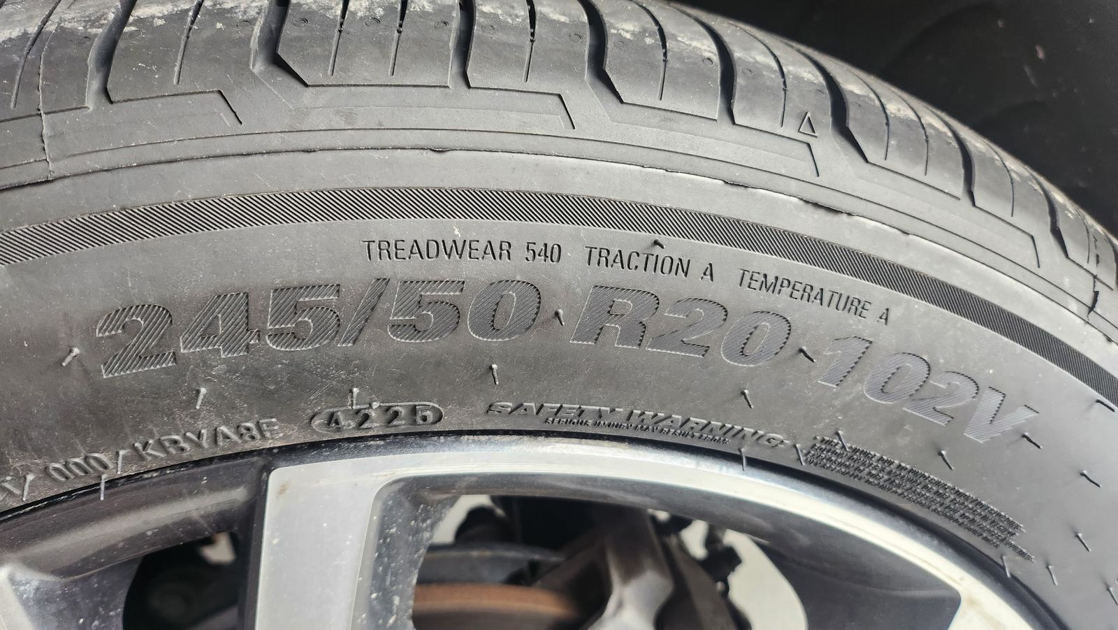245/50 R20 102V Tires for Sale. $100 each.