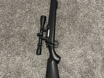 Airsoft Sniper Rifle - Black, w/ Optional Scope