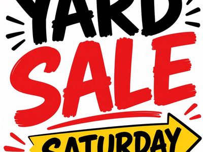Yard Sale - Saturday!