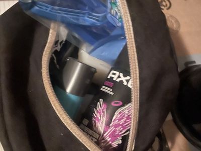 Men’s cologne, after shave, and disposable razors