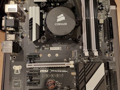 MSI Z97S SLI Krait Edition LGA 1150 Motherboard - Intel i5-4690k and Corsair AIO included
