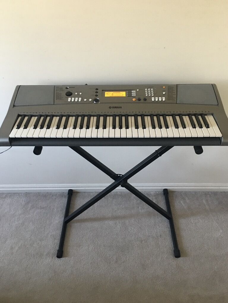 Yamaha Piano, Keyboard Stand & Wall Adapter