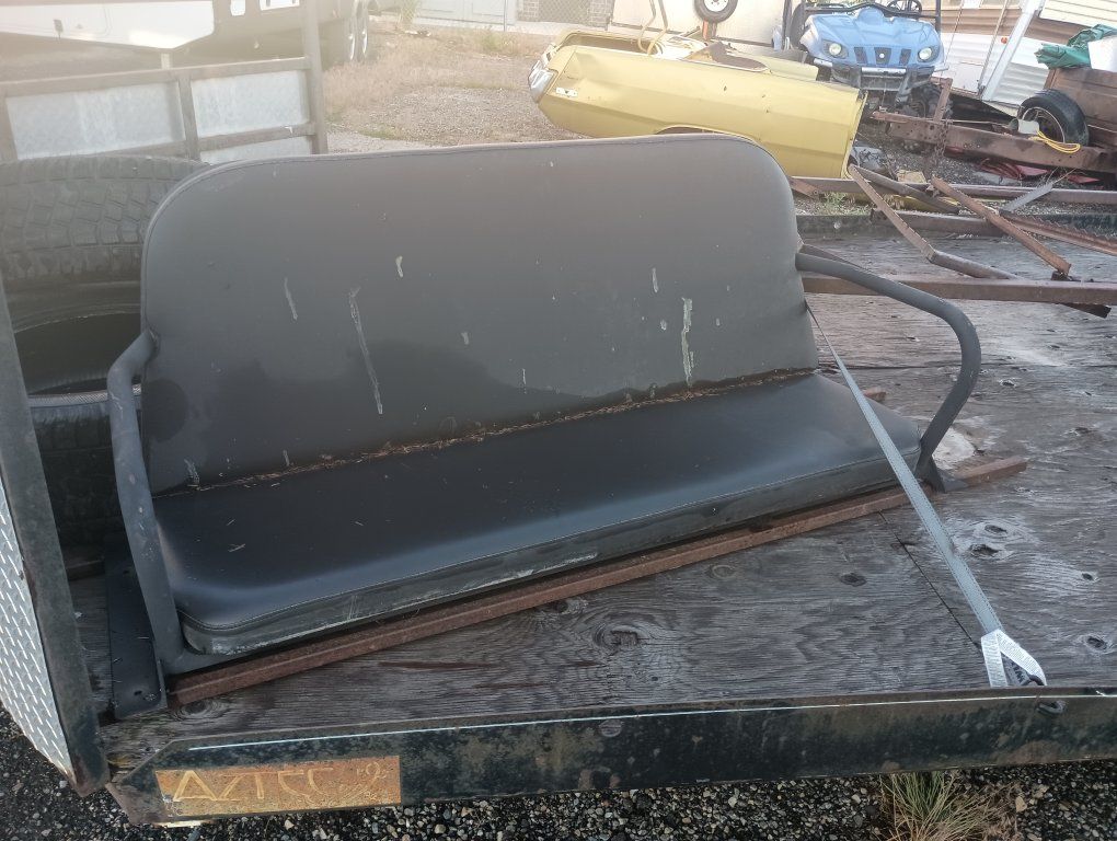 rear seat for a side by side utv in rough shape