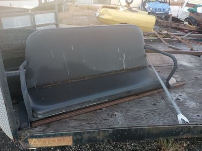 rear seat for a side by side utv in rough shape
