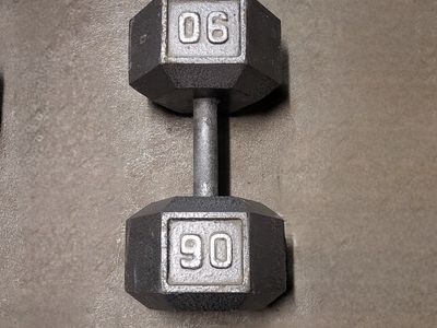 90 pound dumbbell