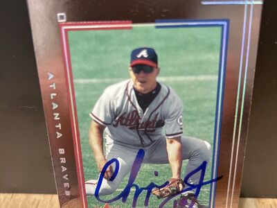 Chipper Jones Autograph Atlanta Braves Signed Auto