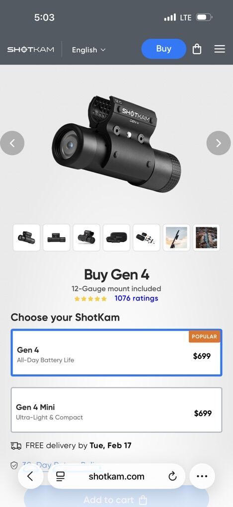 Shot Cam Gen4