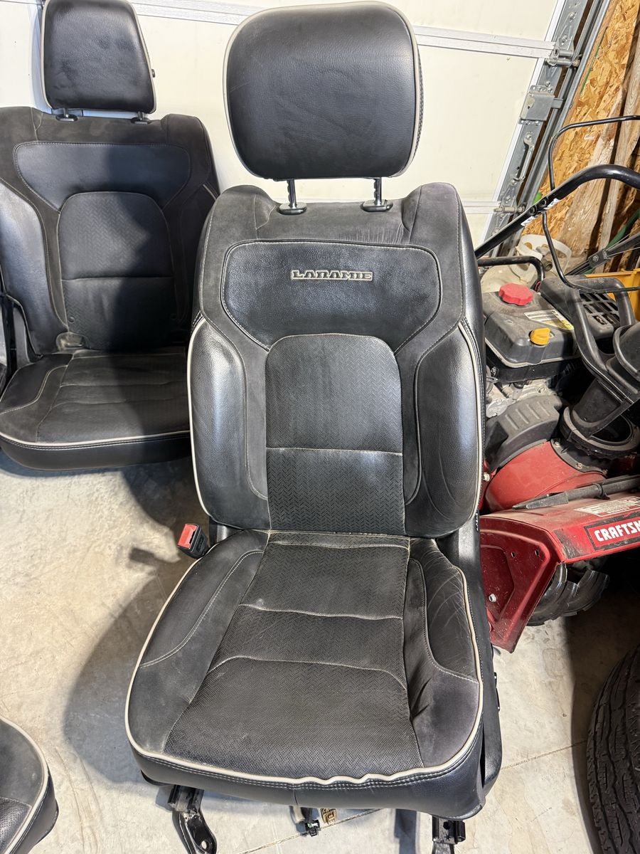 Ram 5th gen Laramie seats
