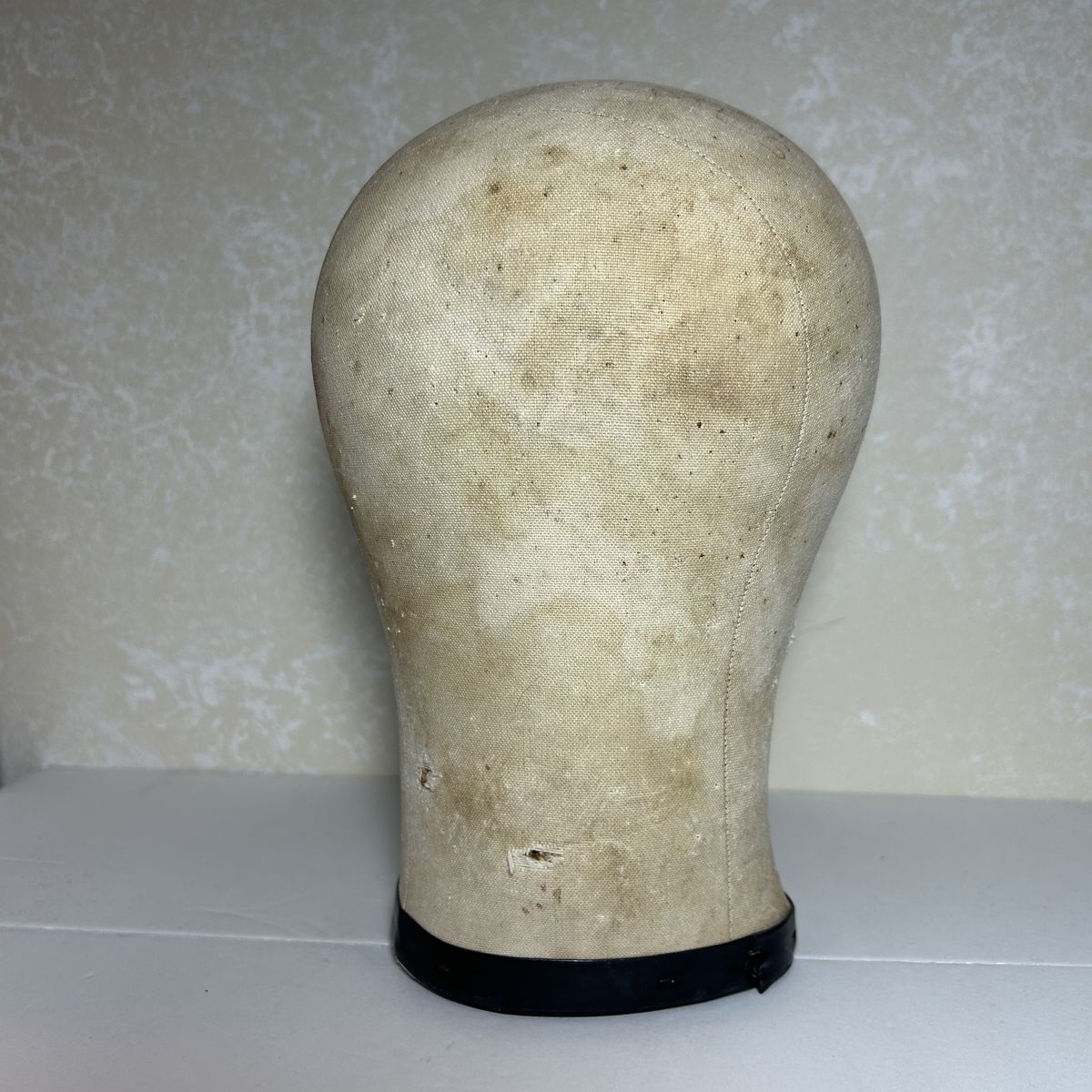 Vintage Millinery Canvas Cloth Mannequin Head