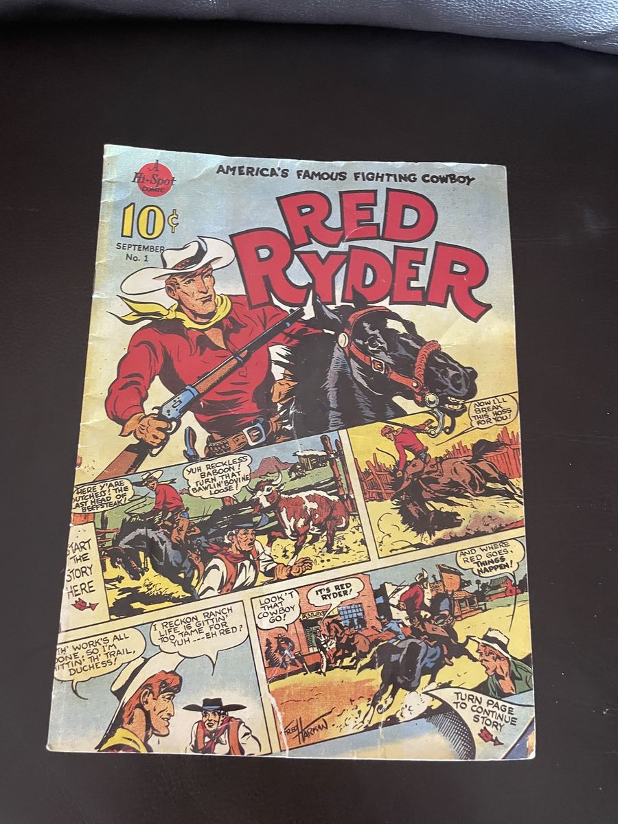Vintage Red Ryder Comic – September No. 1 (Hi-Spot Comics)