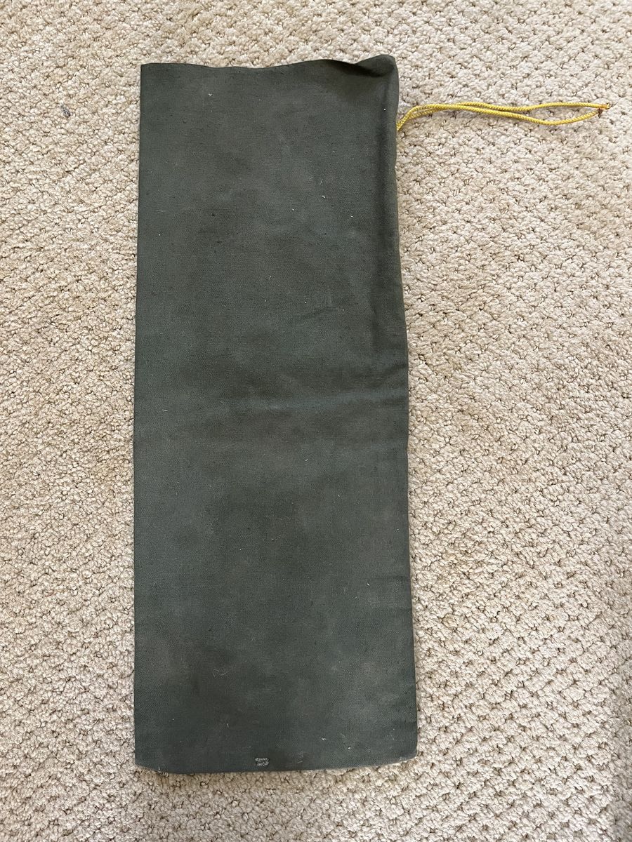 Green Canvas Bags with a Tie - Perfect for Scouting/Summer Camps