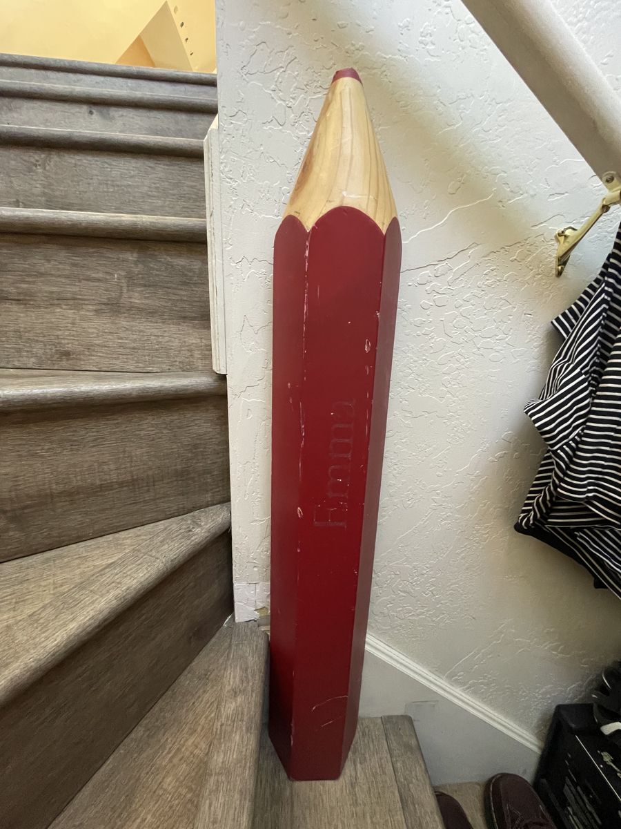 big colored pencil