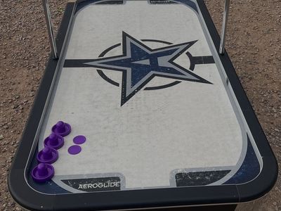 8-foot Full-Size Dallas Cowboys Aeroglide Air Hockey Table - Arcade regulation size