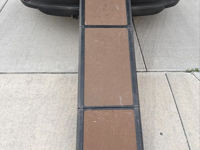 Pet Gear Folding Tri-Fold Vehicle Pet Ramp - Brown/Black