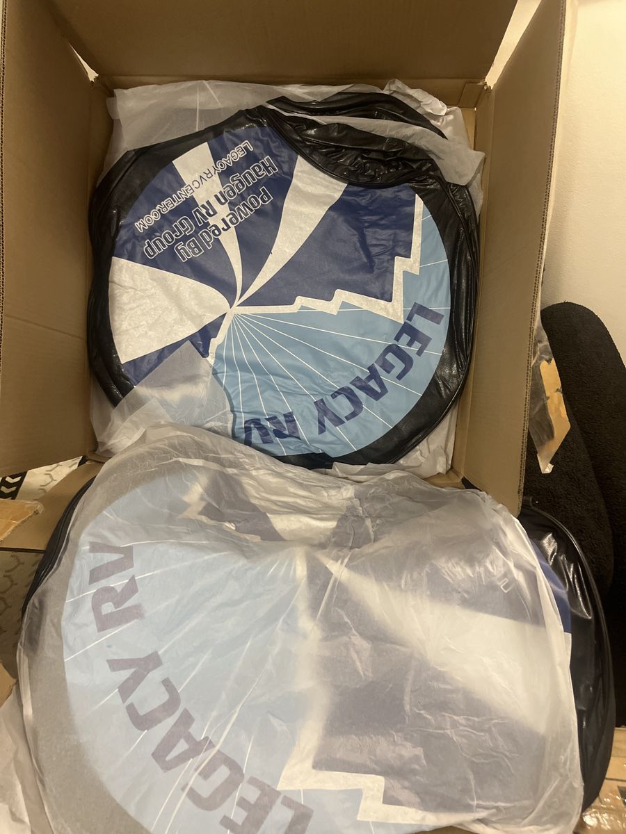 Legacy RV Group Tire Covers - Set of 2 (New, Unused)