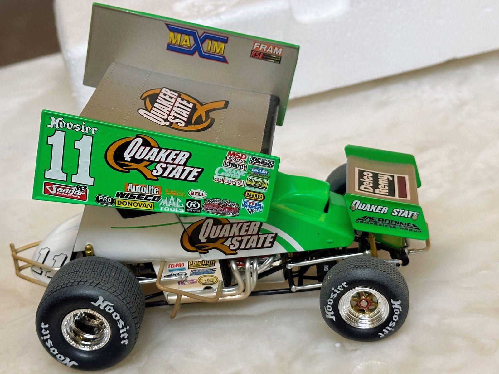 #11 Quaker State Maxim Sprint Car Diecast Replica