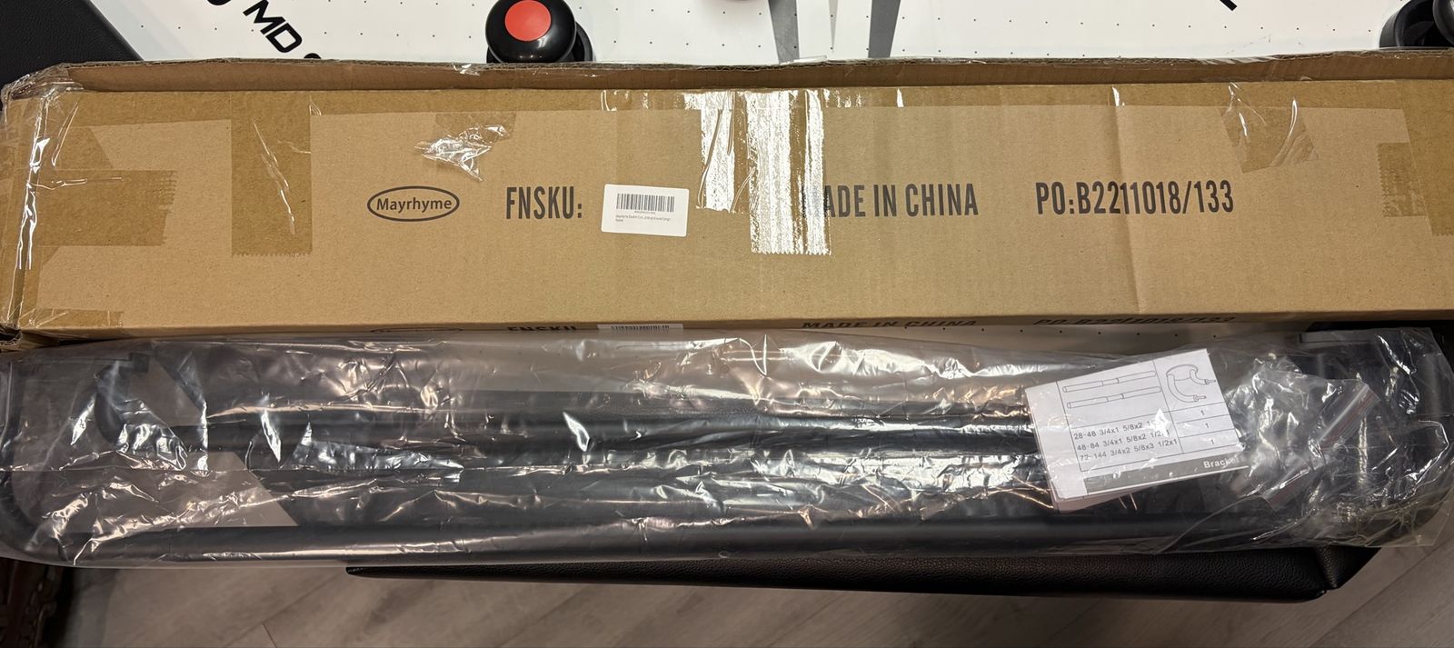 Brand new mayrhyme double wrap around curtain rod