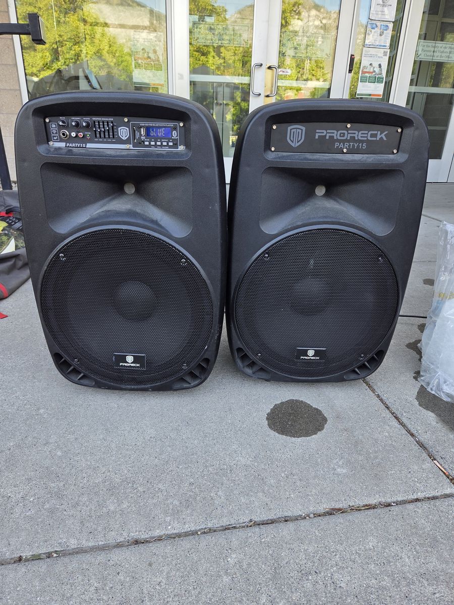 Proreck Party Speakers