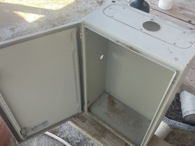 Rittal AE1038-600 Enclosure 2 Cam Locks Carbon Steel Type 4 15" X 23.6" X 8.27"