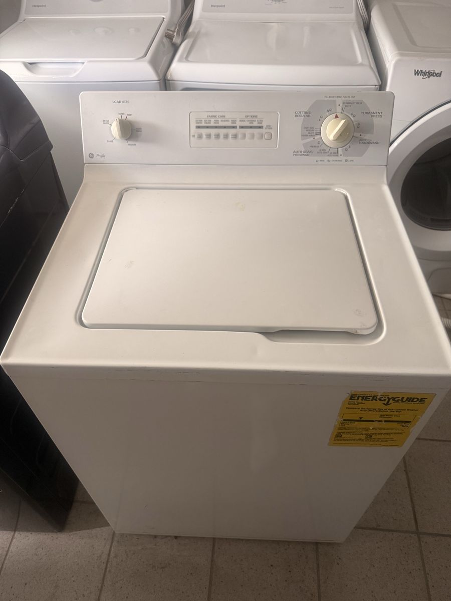 GE Profile Top Load Washing Machine - White