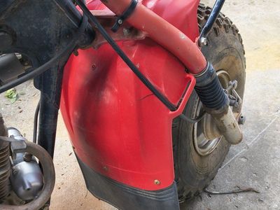 1983-85 Honda atc 200 3 wheeler front end/parts
