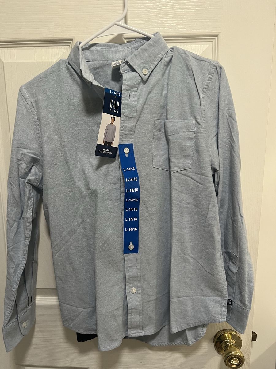 NWT Gap Youth Oxford Shirt Size 14/16