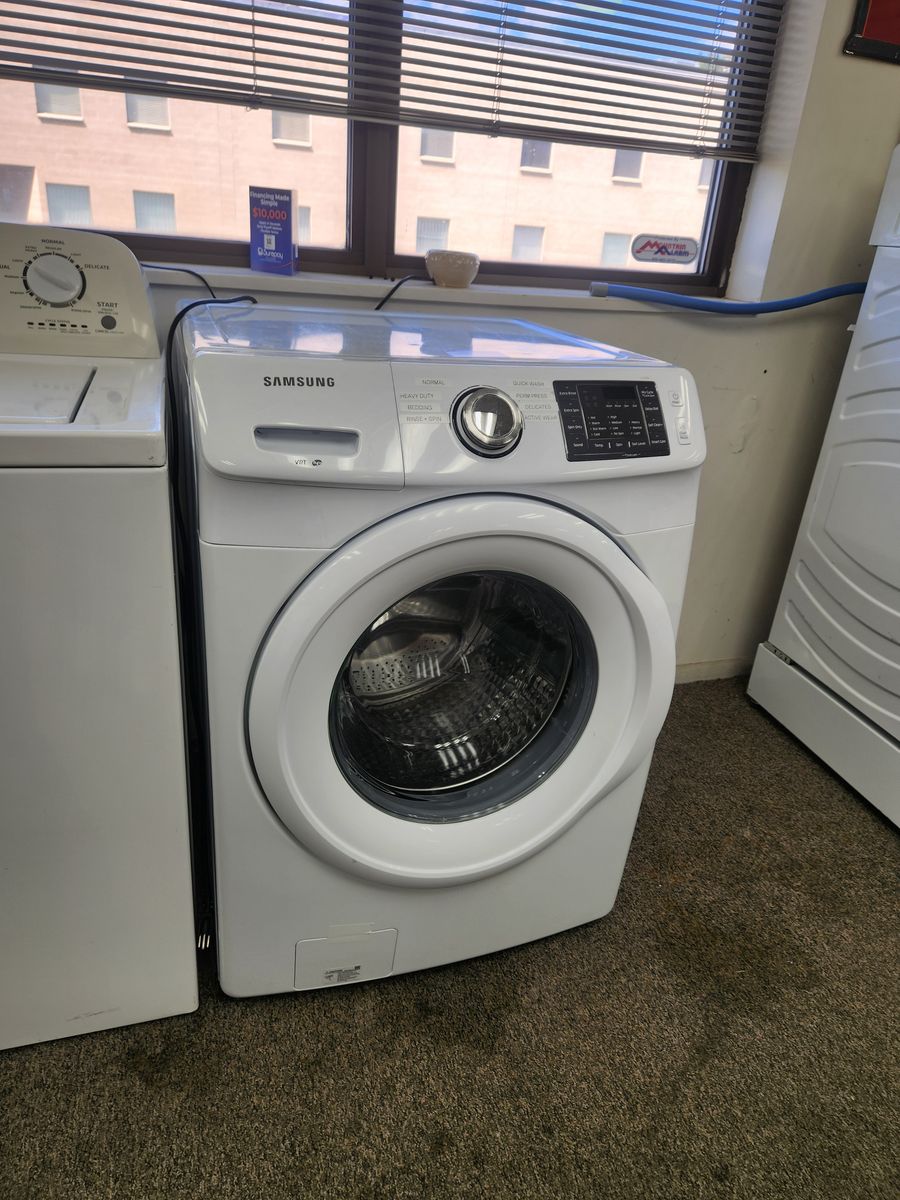 Samsung Front Load Washer White Electric VRT Plus