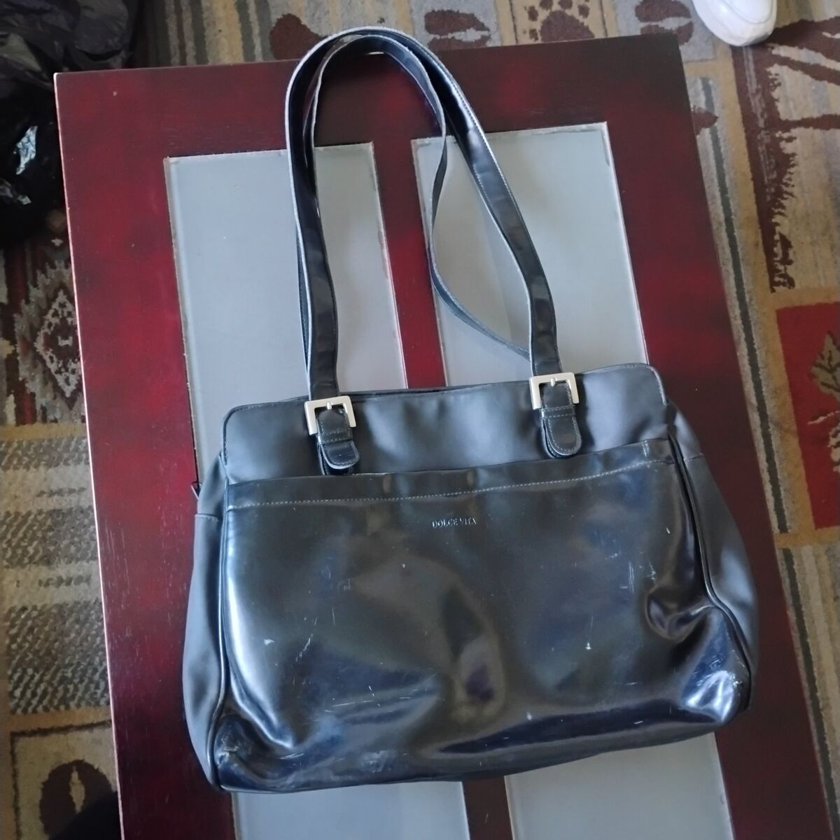 Dolce Vita Black Leather Purse