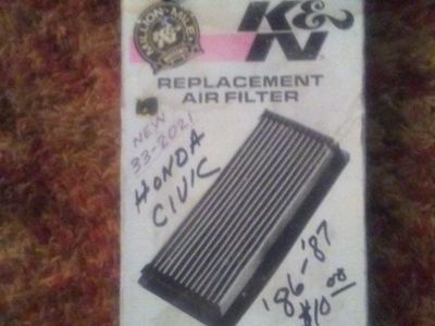 HONDA CIVIC K&N AIR FILTER