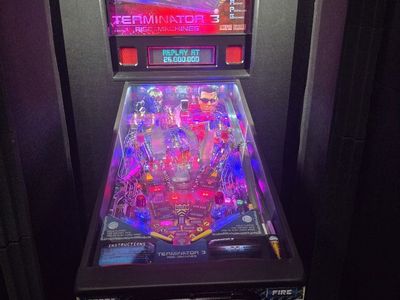 2003 Stern Terminator 3 Pinball Machine - Upgraded ColorDMD & Topper - Serviced