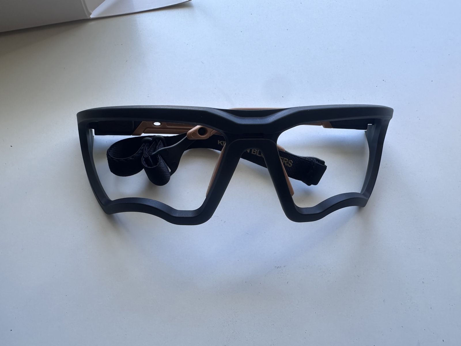 Kitchen Blockers lensless protective eyewear designed for pickleball.