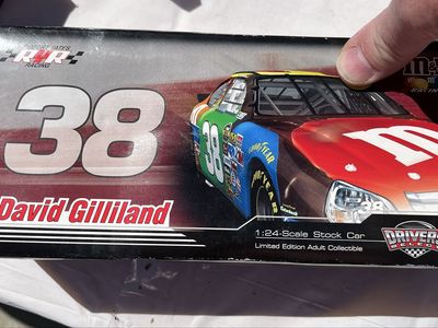 Robert Yates Racing 38 David Gilliland M&M's 1:24 Scale Stock Car Limited Edition Adult Collectible
