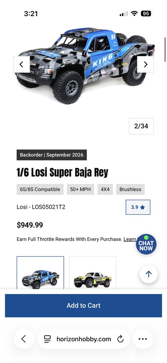 Losi Super Baja Rey 2.0