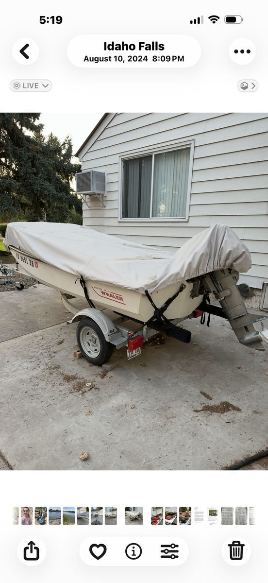 1988 Boston Whaler 11 1/2 ft