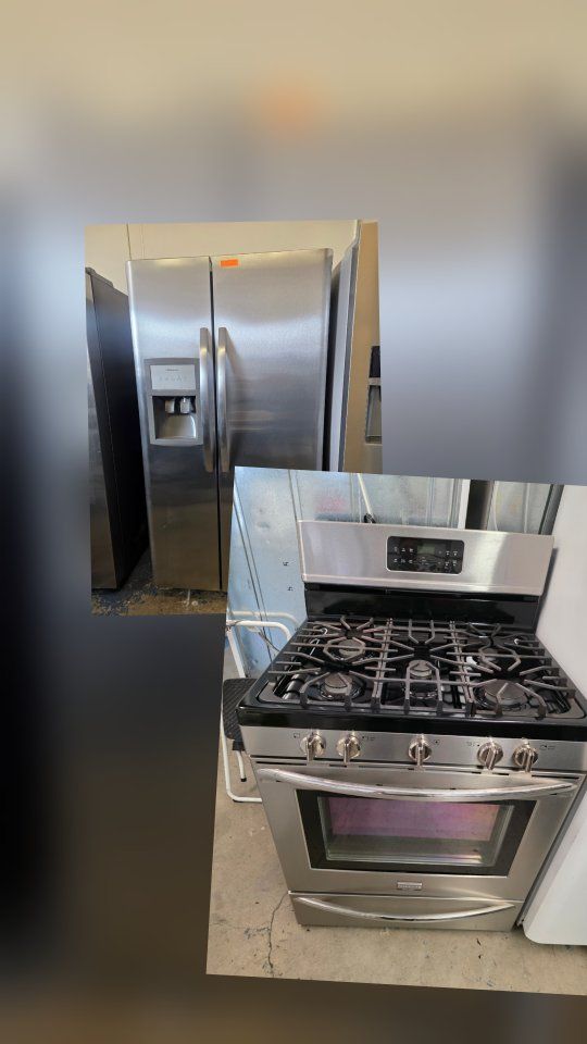 frigidaire refrigerator and gas range