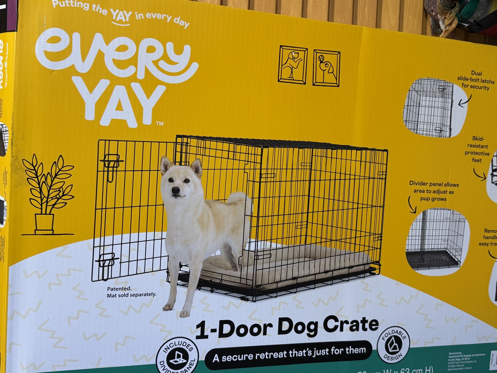 medium dog crate