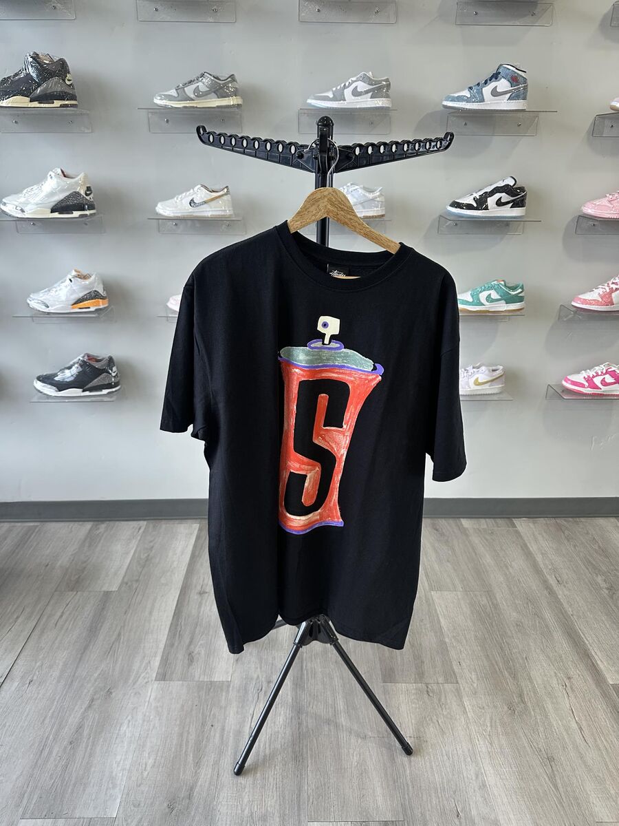 Brand New Stussy Spraycan Tee Black Size XL