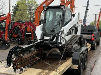 Skid Steer Trencher Attachment For Rent! 48 Inch Length