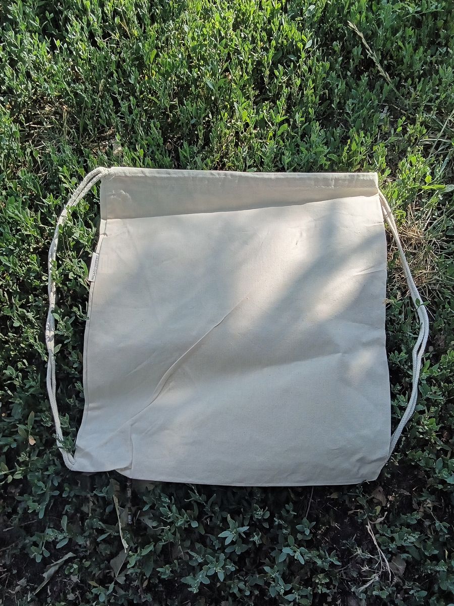 Blank drawstring backpacks/ totes