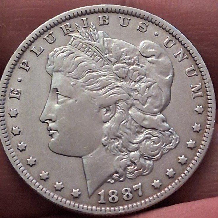 1887 new orleans dollar1935 dime  1945 dimes