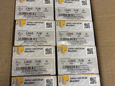 20ga Steel Shot (1000rds)