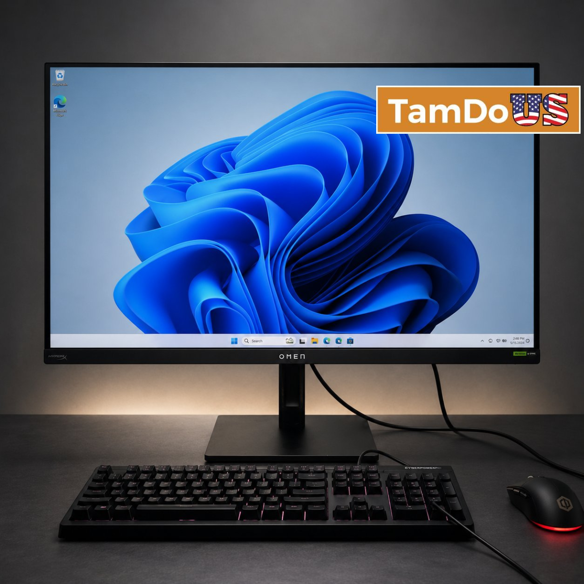 HP OMEN 32 OLED Gaming Monitor - 4K UHD 3840x2160, 240Hz, 0.03ms, HDR