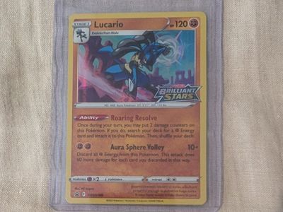 Pokemon STAFF Lucario Holo Promo Sword & Shield Promo Cards SWSH186
