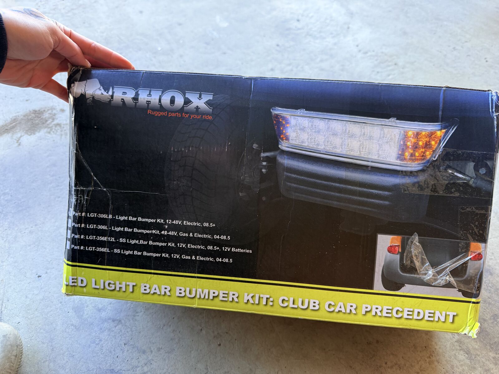 Red Hawk LGT-306LB Light Bar Kit Compatible with/Replacement for Club Car Precedent 2008.5 and newer