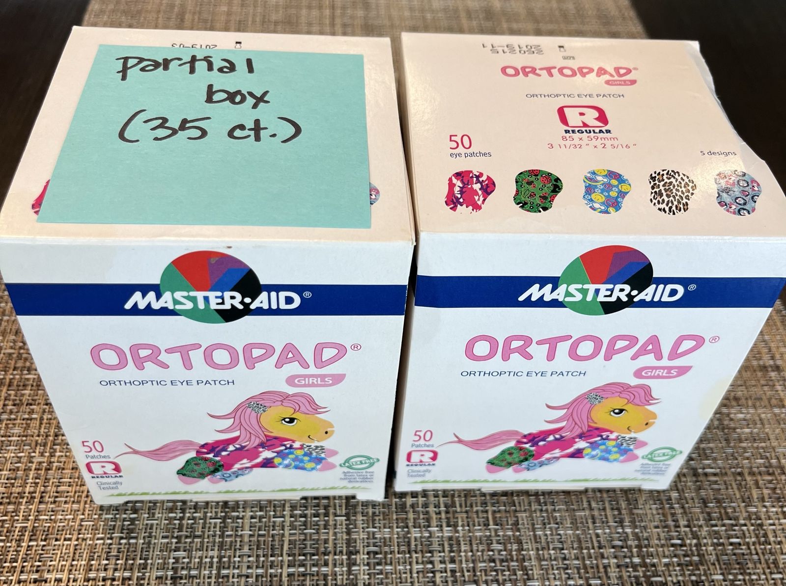 Master-Aid Ortopad Girls Orthoptic Eye Patch Regular Size