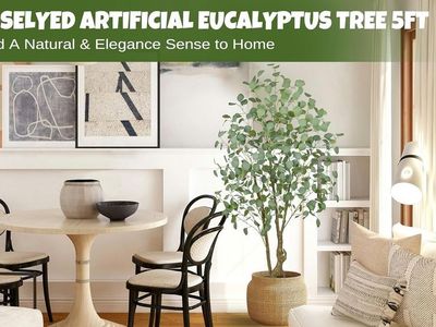 5 ft. Artificial Eucalyptus Tree