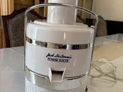 Jack LaLanne's Power Juicer Countertop Electric Juicing Machine - White