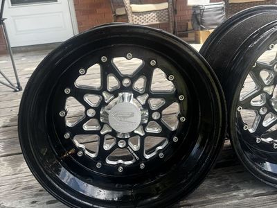 Packard Black and Machined Wheels/Rims - Set of 4