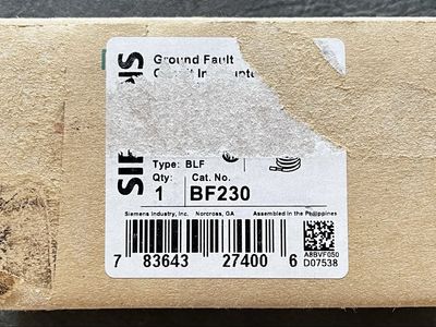 New Siemens BF230 Type BLF 30 Amp 2-Pole Ground Fault Circuit Interrupter GFCI Breaker.
